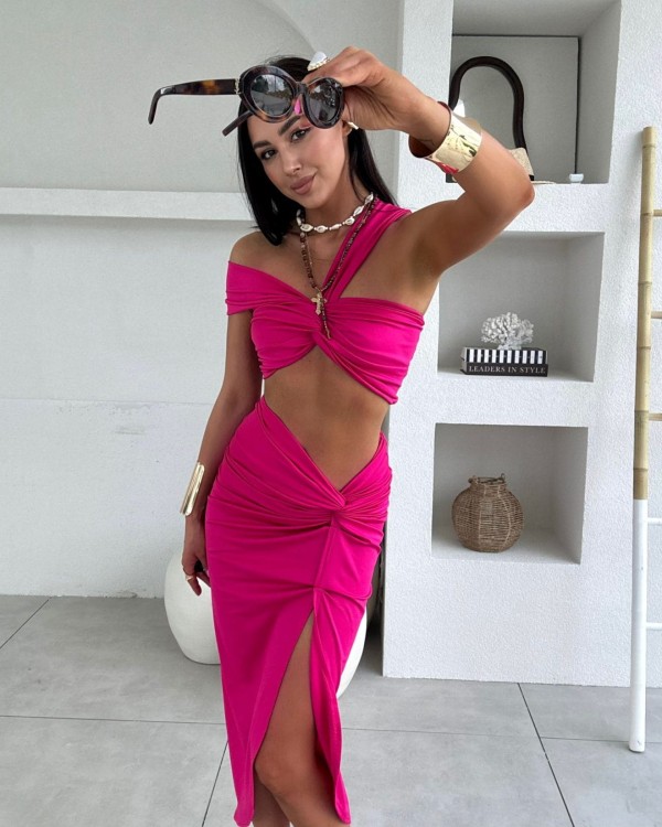 komplet letni fuksja La Milla