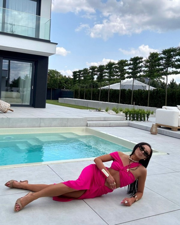 komplet letni fuksja La Milla