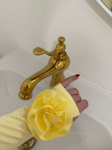 bluzka z różą damska Gold Lady