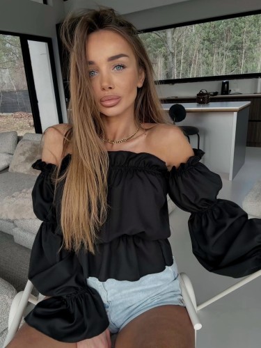 Bluzka damska hiszpanka marbella Agatha studio czarna