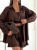 Komplet damski Linen Breeze Set beż Lil Glam wakacyjna stylówka